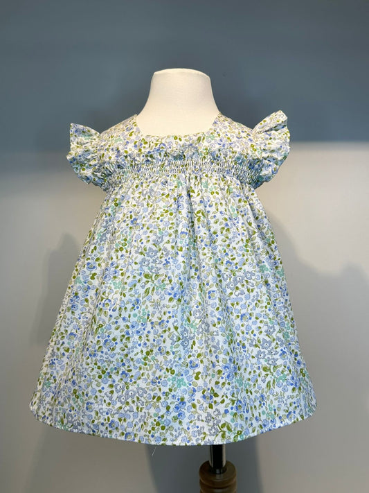 Vestido Jesusin Flor chiq azul