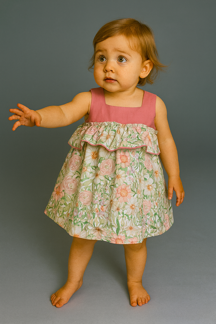 Vestido Jesusin Flores