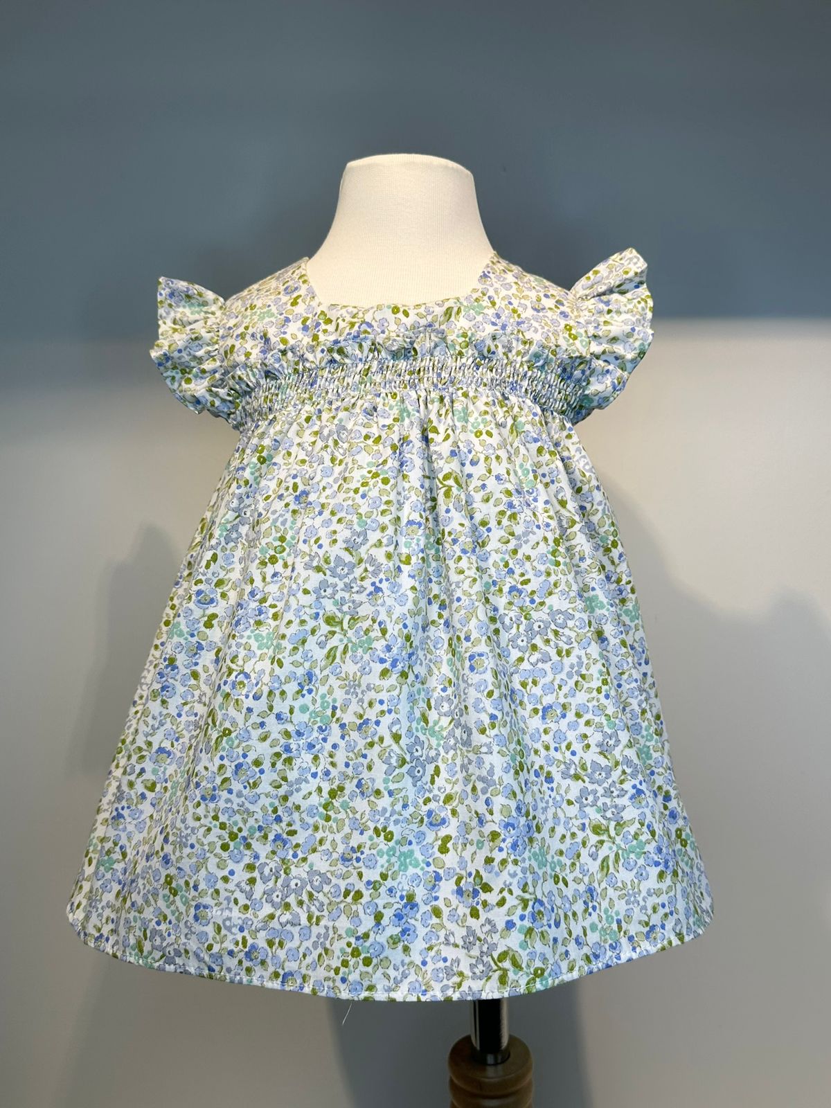 Vestido Jesusin Flor chiq azul